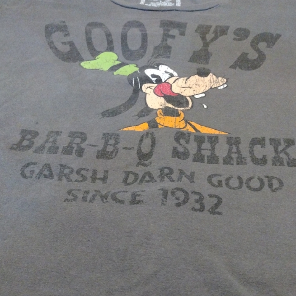 2 For $ 8 Sale, Disney Goofy Bar-B-Q Shack Kids T-Shirt - Gray - Picture 8 of 8